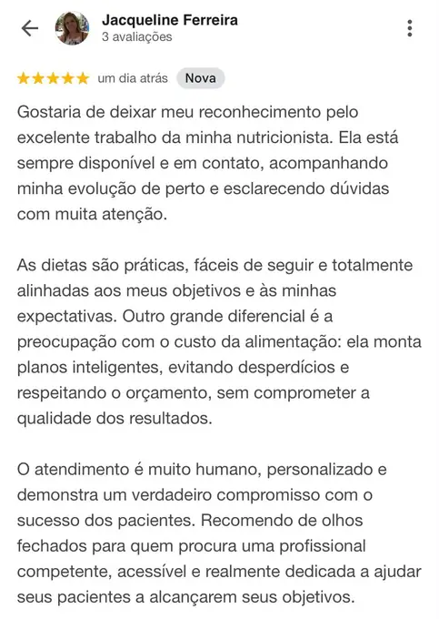 Depoimento de paciente, print de conversa 1